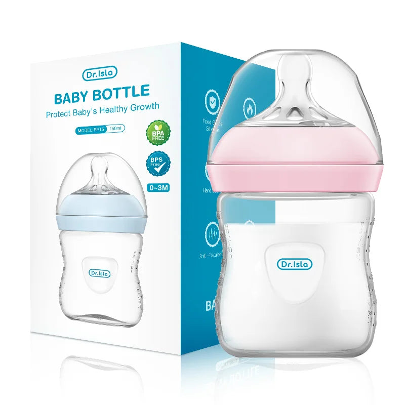 Baby PP Bottle Newborn Baby Bottle with Handle Milk BottleFeeding Baby Bottles Newborn Feeding Supplies BPA-Free