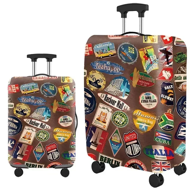Luggage Cover Stretch Fabric Suitcase Protector Baggage Dust Case Cover Suitable for 18-32inch Suitcase Travel