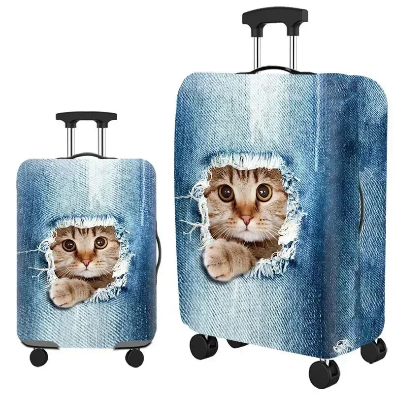 Luggage Cover Stretch Fabric Suitcase Protector Baggage Dust Case Cover Suitable for 18-32inch Suitcase Travel