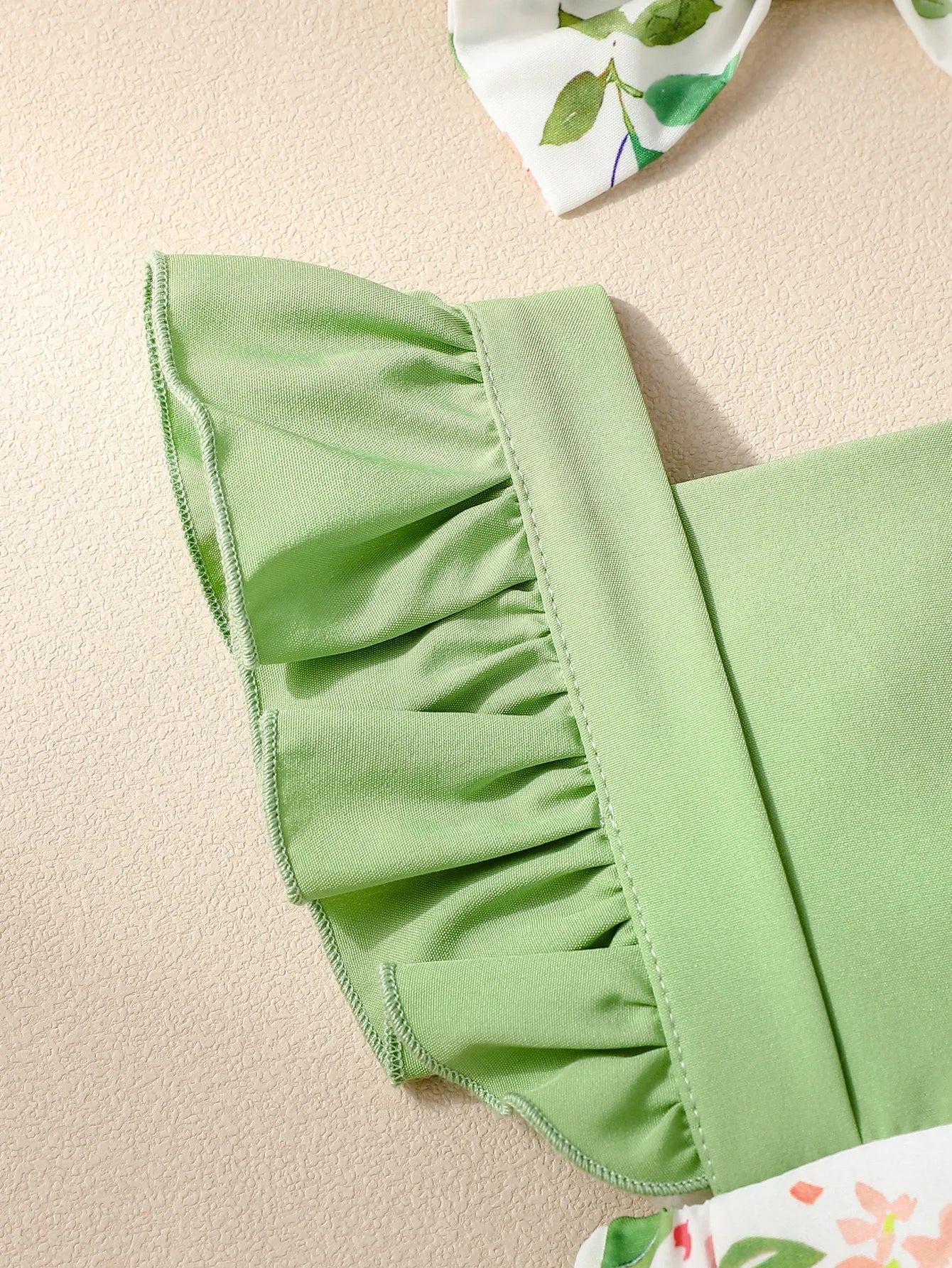 Baby Girls Sleeveless Print Flower rompers For 0-1Y baby newborn items Casual Jumpsuit +Headband