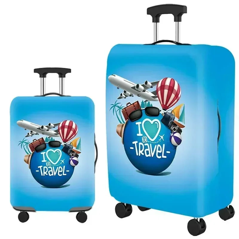 Luggage Cover Stretch Fabric Suitcase Protector Baggage Dust Case Cover Suitable for 18-32inch Suitcase Travel