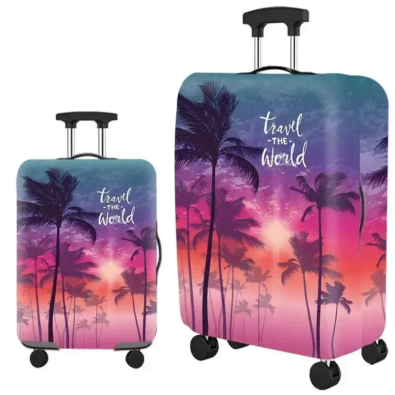 Luggage Cover Stretch Fabric Suitcase Protector Baggage Dust Case Cover Suitable for 18-32inch Suitcase Travel