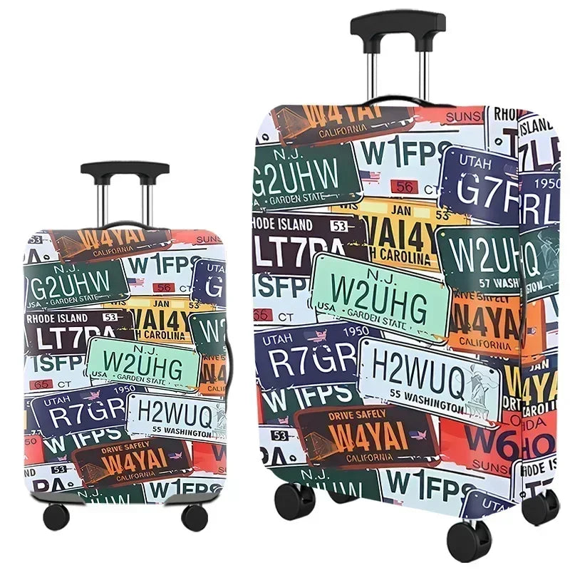 Luggage Cover Stretch Fabric Suitcase Protector Baggage Dust Case Cover Suitable for 18-32inch Suitcase Travel
