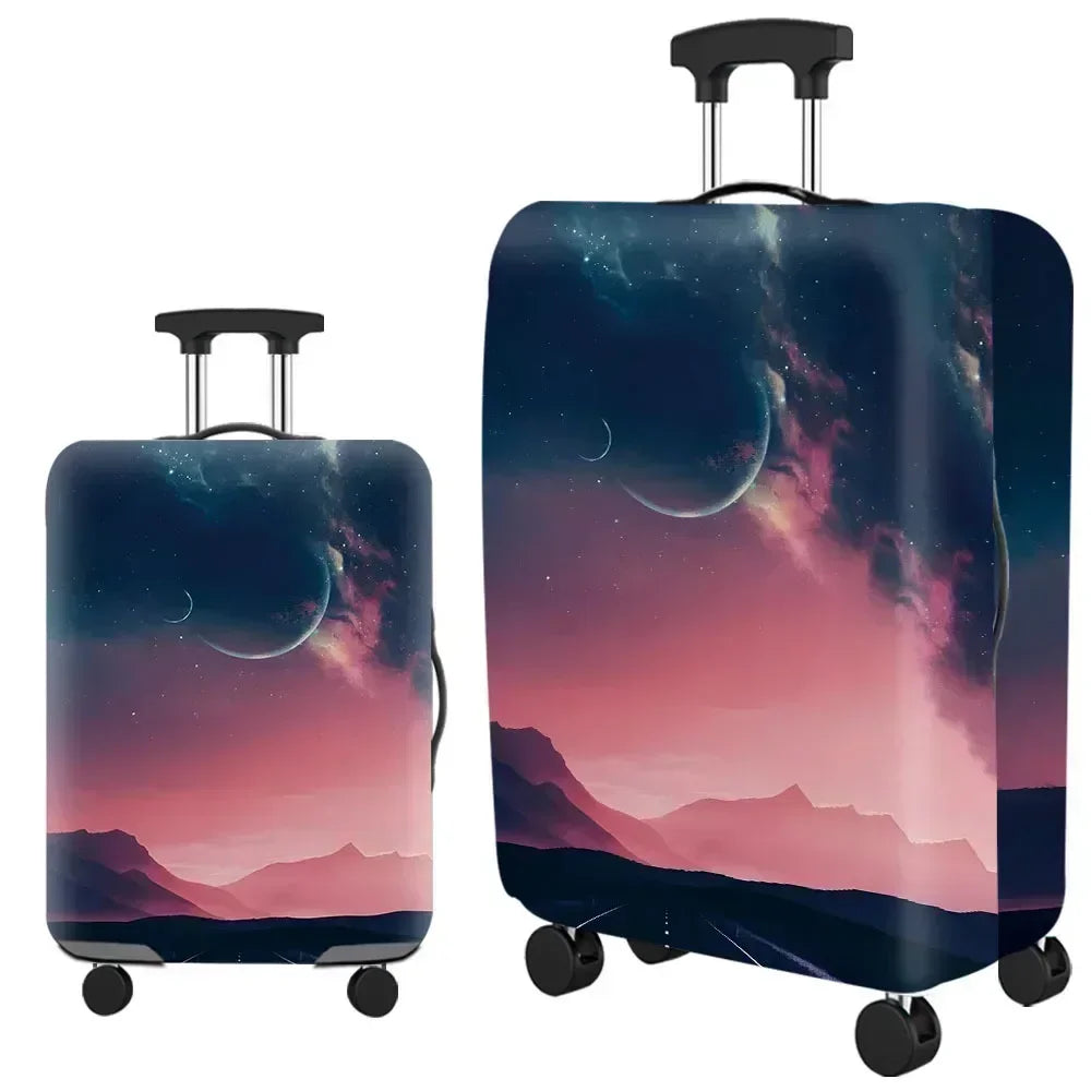 Luggage Cover Stretch Fabric Suitcase Protector Baggage Dust Case Cover Suitable for 18-32inch Suitcase Travel