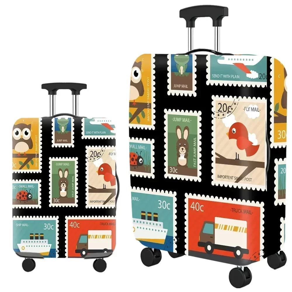 Luggage Cover Stretch Fabric Suitcase Protector Baggage Dust Case Cover Suitable for 18-32inch Suitcase Travel