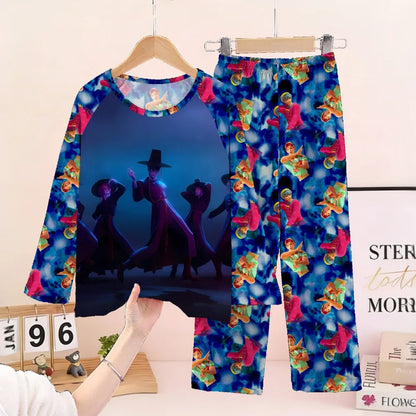 Toddler Girl Pajamas 2PC Set Kids 3 to 4 5 6 7 8 9 10 11 12 Years Long Sleeve Kpop Demon Hunters Pijama Children's Clothing