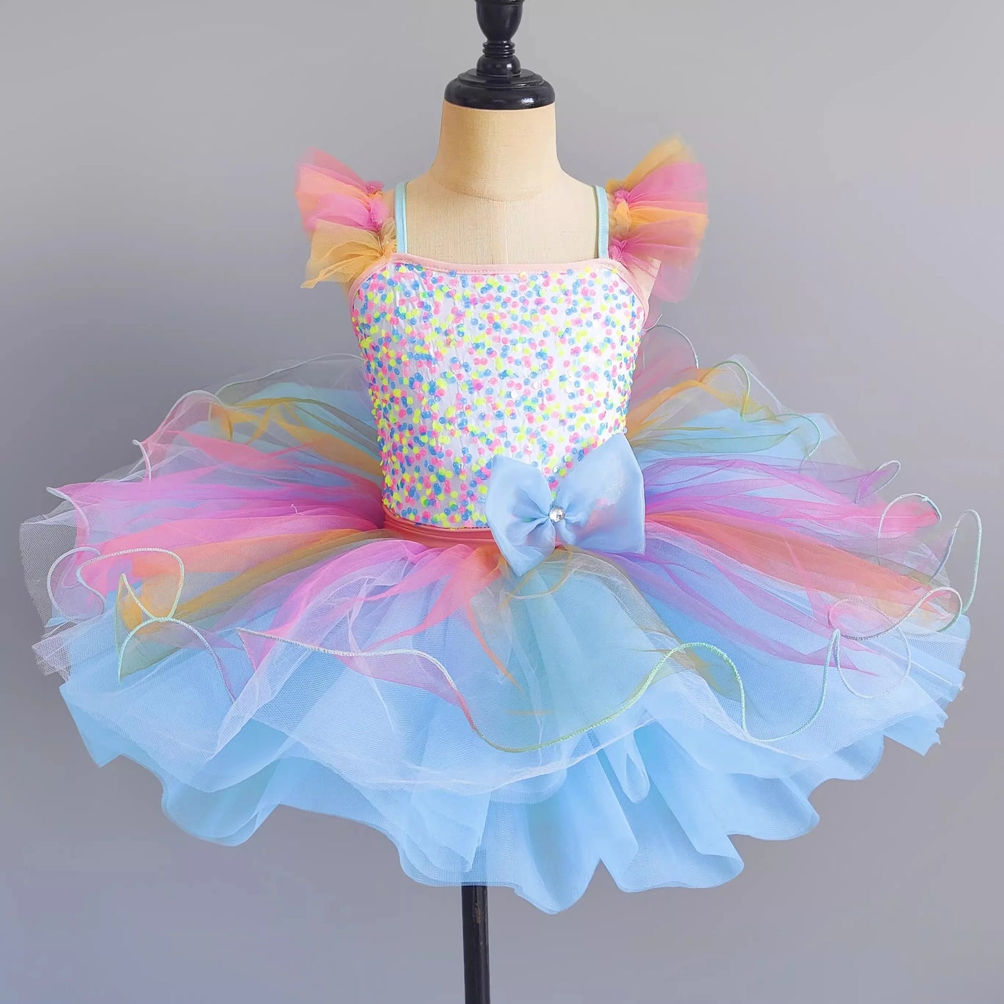 Stage Costumes Performance Party Princess Summer Leotards for Girls Ballet Dress Tutu Children Clothing Dance Wear Kids Clothes