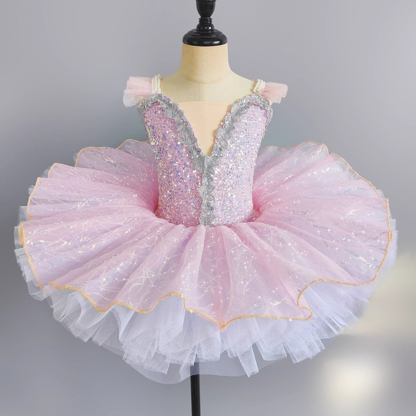 Stage Costumes Performance Party Princess Summer Leotards for Girls Ballet Dress Tutu Children Clothing Dance Wear Kids Clothes