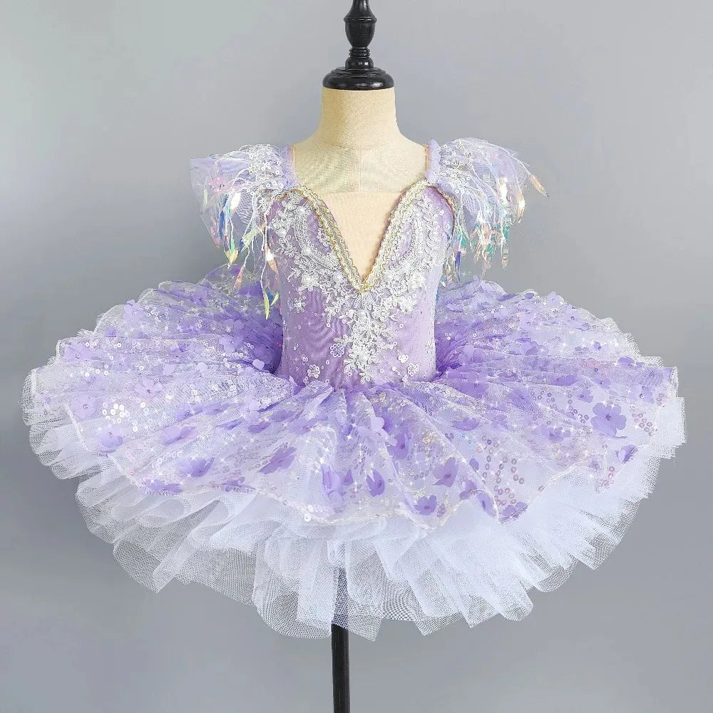 Stage Costumes Performance Party Princess Summer Leotards for Girls Ballet Dress Tutu Children Clothing Dance Wear Kids Clothes