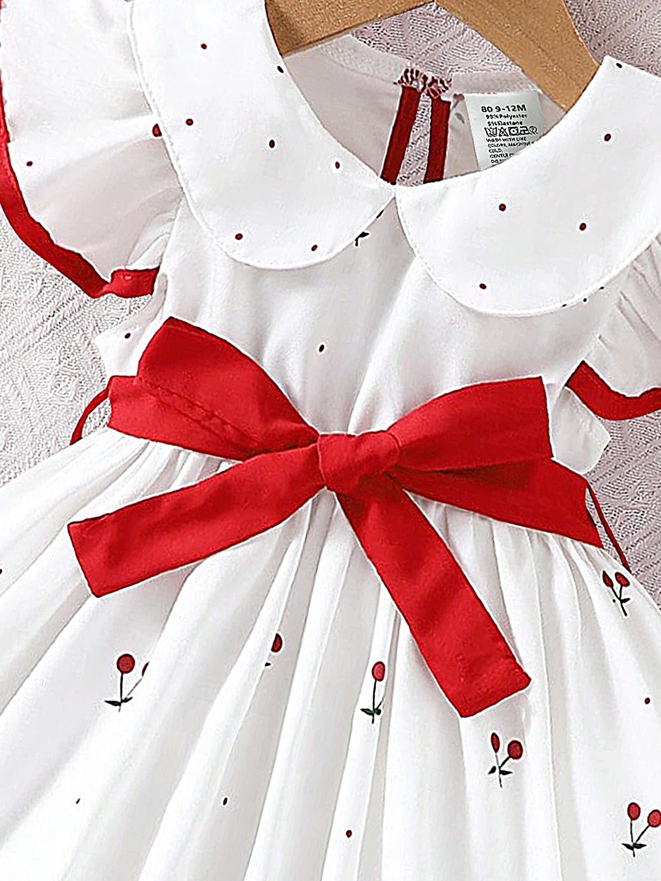Summer New Girls Infant Floral Print Dress Breathable Baby Princess Dress 0-3 Years Cool Short Sleeve Outfit
