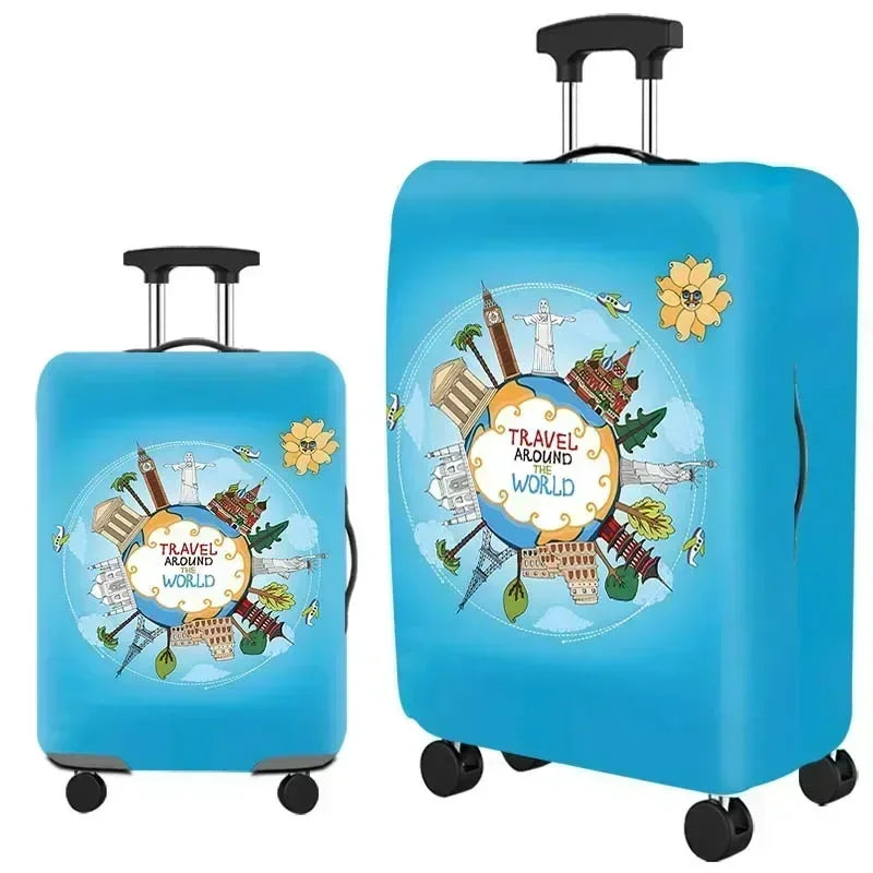 Luggage Cover Stretch Fabric Suitcase Protector Baggage Dust Case Cover Suitable for 18-32inch Suitcase Travel