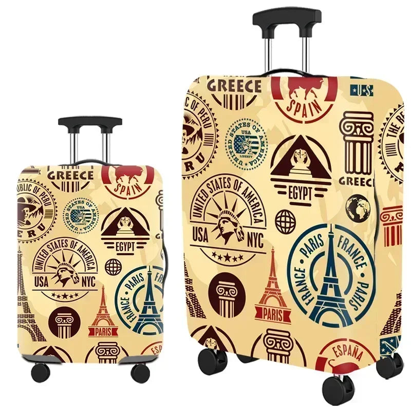 Luggage Cover Stretch Fabric Suitcase Protector Baggage Dust Case Cover Suitable for 18-32inch Suitcase Travel