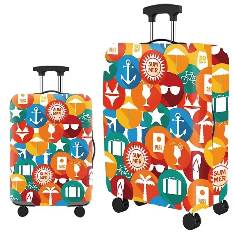 Luggage Cover Stretch Fabric Suitcase Protector Baggage Dust Case Cover Suitable for 18-32inch Suitcase Travel