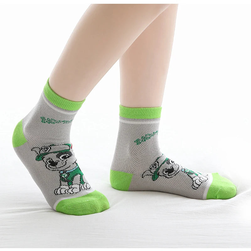 Paw Patrol Kids Socks Cotton Boys Cute Cartoon Socks for Children Baby Casual Socks Spring and Summer Boys Socks
