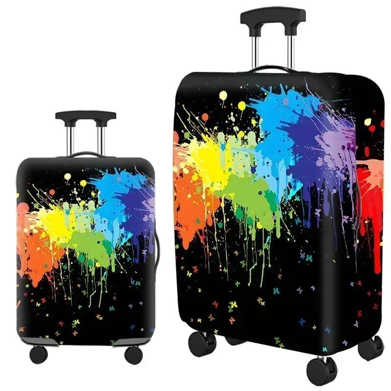 Luggage Cover Stretch Fabric Suitcase Protector Baggage Dust Case Cover Suitable for 18-32inch Suitcase Travel